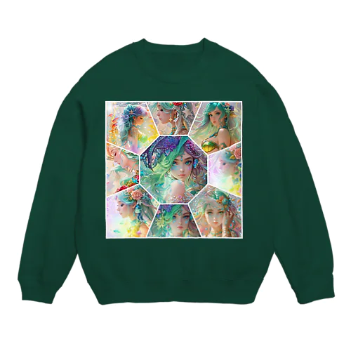 universal mermaid  REINAの心の旅 Crew Neck Sweatshirt