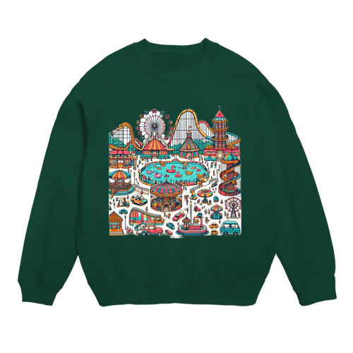 楽しい遊園地 Crew Neck Sweatshirt