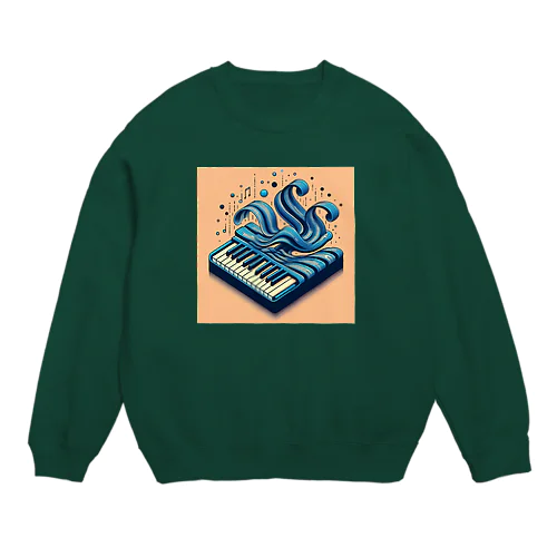 ピアノぴあ Crew Neck Sweatshirt