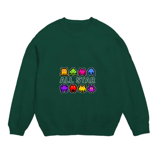 宇宙人オールスター Crew Neck Sweatshirt