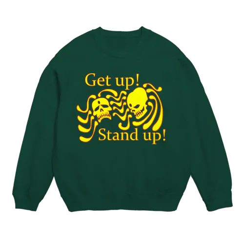 Get up! Stand up!（黄色） スウェット