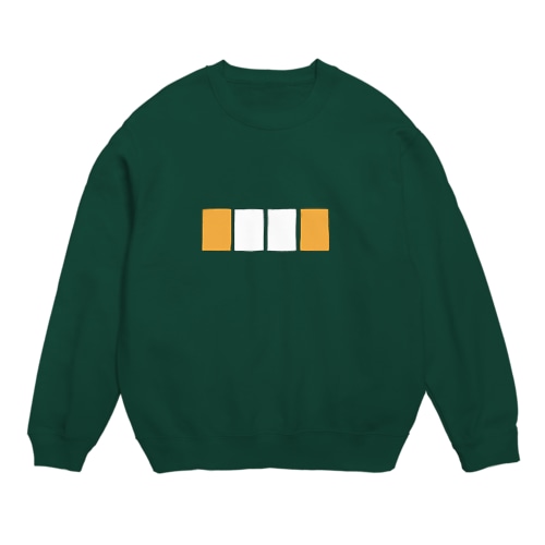麻雀/白の暗カン Crew Neck Sweatshirt