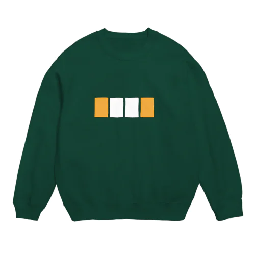 麻雀/白の暗カン Crew Neck Sweatshirt