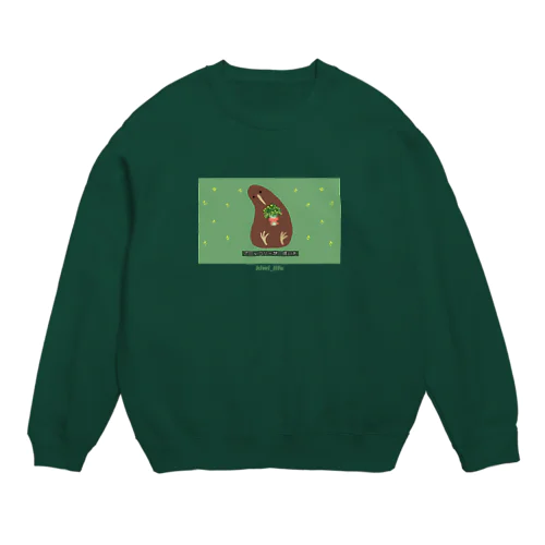 kiwi_life（ブロッコリーが咲いた）/スウェット Crew Neck Sweatshirt