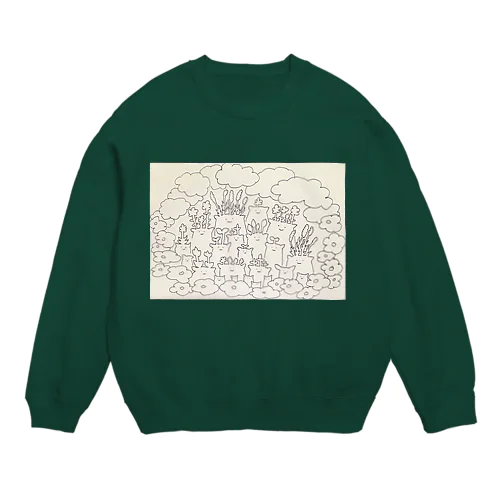 生態系friends Crew Neck Sweatshirt