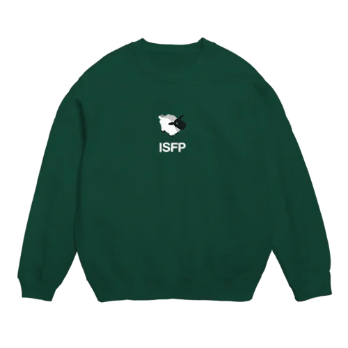 ヒツジ型のなかまたち Crew Neck Sweatshirt