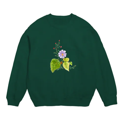 花飾り Crew Neck Sweatshirt