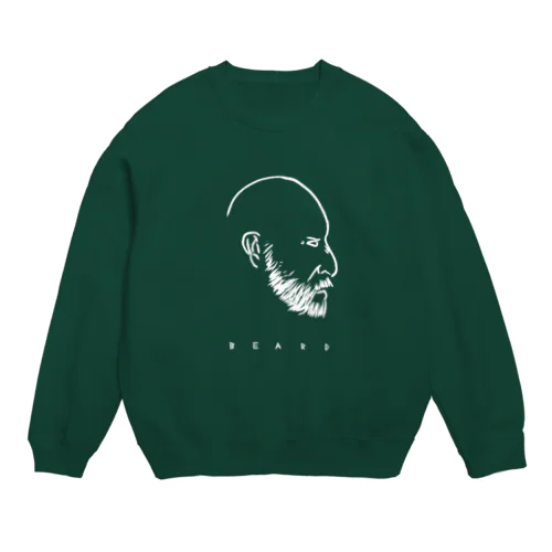 髭おじさん　BEARD Crew Neck Sweatshirt