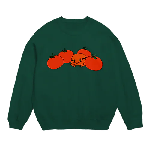 サビトマトガエル Crew Neck Sweatshirt