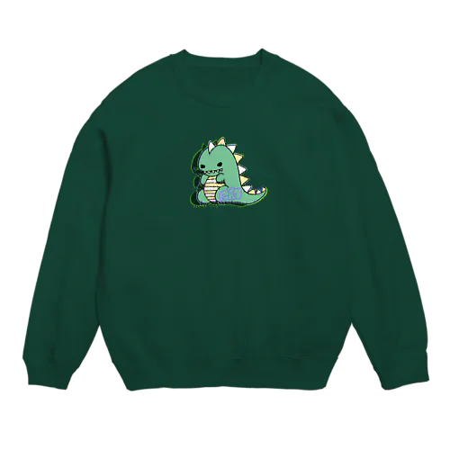 恐竜くん( ˙꒳​˙  ) Crew Neck Sweatshirt