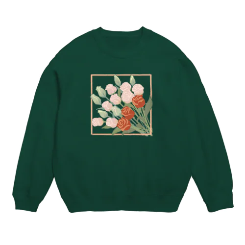 rose bouquet  Crew Neck Sweatshirt