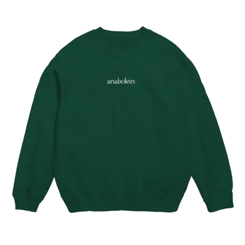 【anabolein】 text Crew Neck Sweatshirt