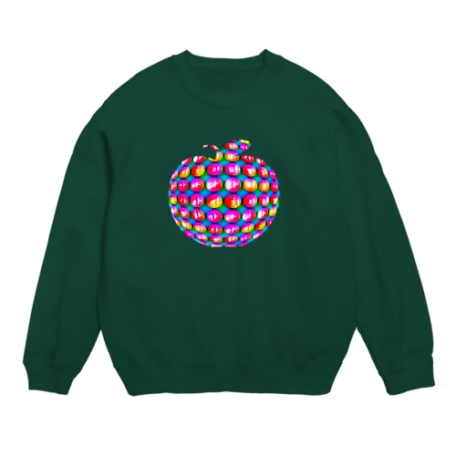 りんごスター　~ハングルシリーズ~ Crew Neck Sweatshirt
