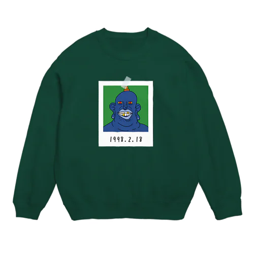 いや、怪しいって。 Crew Neck Sweatshirt