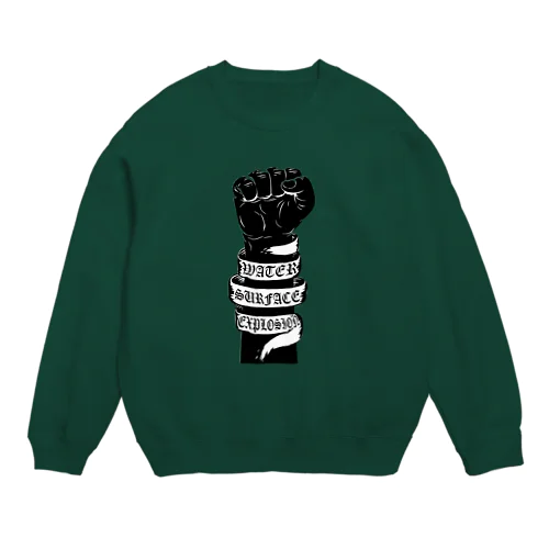 WATER SURFACE EXPLOSION Crew Neck Sweatshirt