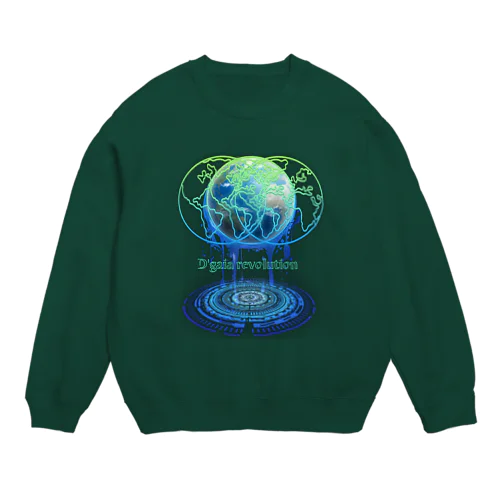 D’gaia revolution 覚醒 Crew Neck Sweatshirt