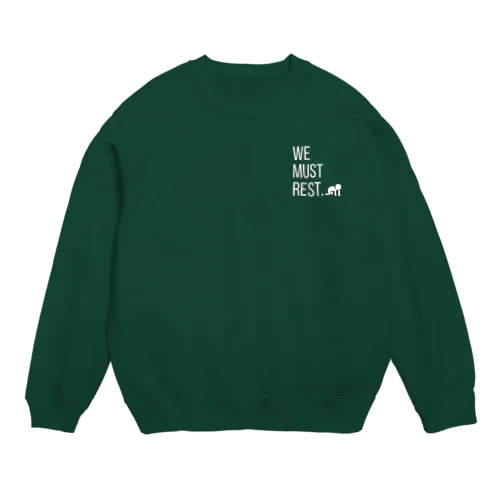 【オータム】"We must rest." by tired. Crew Neck Sweatshirt