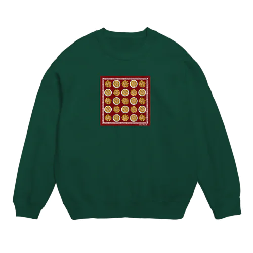 餃子曼荼羅 Crew Neck Sweatshirt