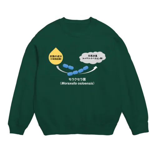 生乾き臭の原因 Crew Neck Sweatshirt