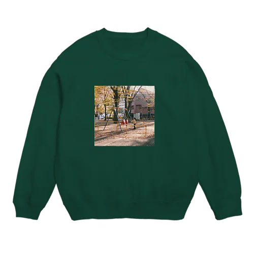 秋の公園 Crew Neck Sweatshirt