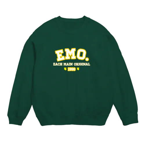 Emo.カレッジロゴスウェット Crew Neck Sweatshirt