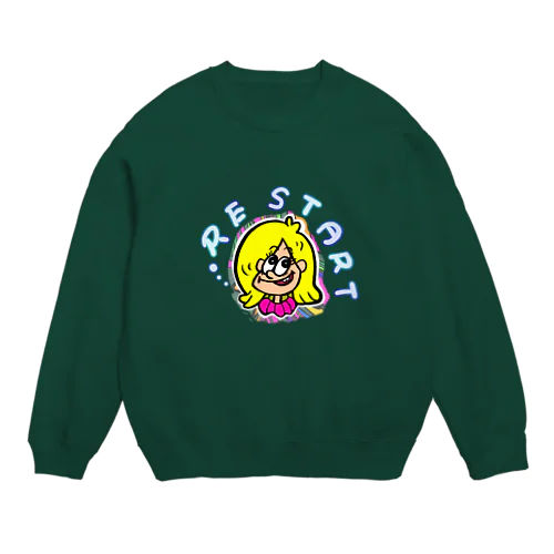 リスタート☆ Crew Neck Sweatshirt