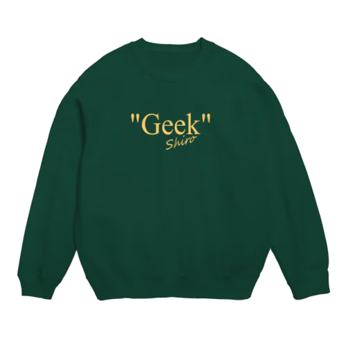 "Geek" Crew Neck Sweatshirt