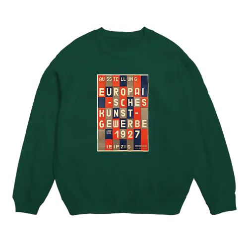 ドイツ・ライプツィヒ　バウハウス　1927 Crew Neck Sweatshirt