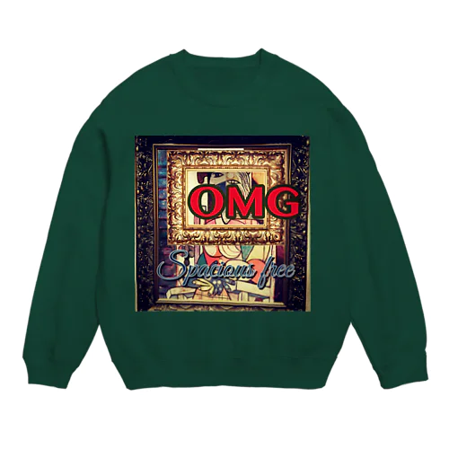 spacious  Crew Neck Sweatshirt