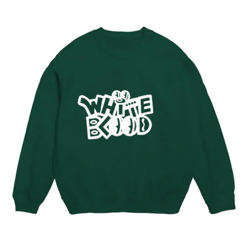 LOGO BIG WHiTE Crew Neck Sweatshirt