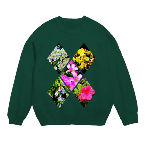 野の花シリーズ　X(エックス) Crew Neck Sweatshirt