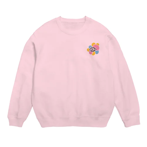 色とりどりの世界を見る目 Crew Neck Sweatshirt