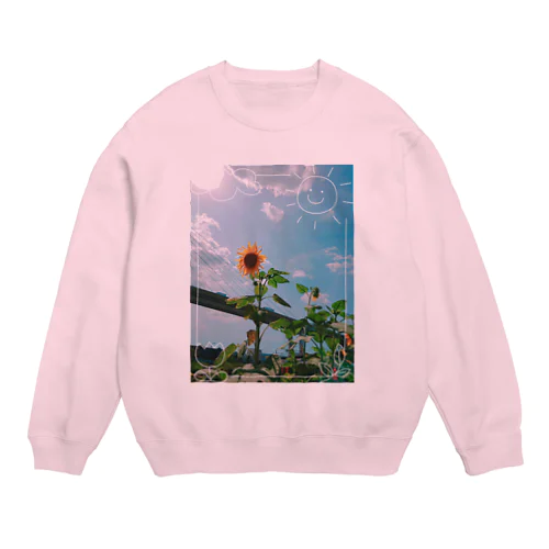 『太陽🌞と北風』 Crew Neck Sweatshirt