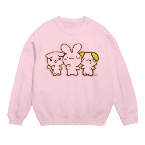 けあうさトリオノーマル Crew Neck Sweatshirt