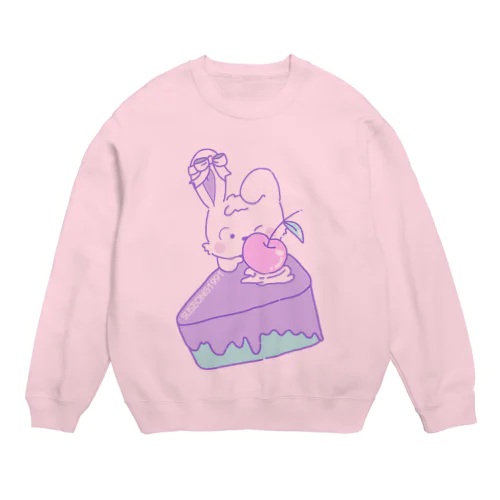 チェリーのケーキ(ゆめかわ) Crew Neck Sweatshirt