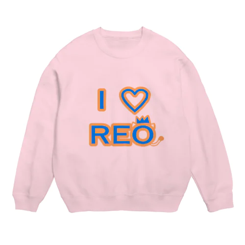 I　♡　REO　　 Crew Neck Sweatshirt