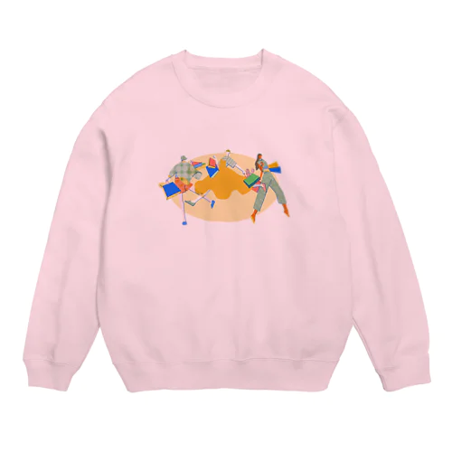 舞いあがっちゃえ Crew Neck Sweatshirt