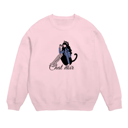 Chat noir Crew Neck Sweatshirt