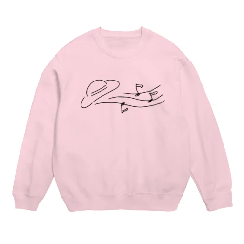 帽子のメロディー Crew Neck Sweatshirt