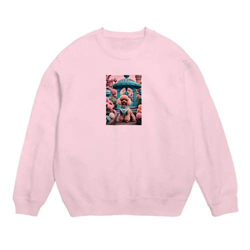 💗トイプードル LOVER Crew Neck Sweatshirt