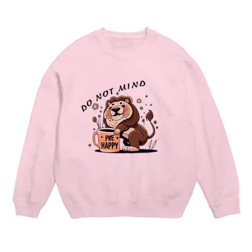 ほっとひとらいおん = らいらい = Crew Neck Sweatshirt