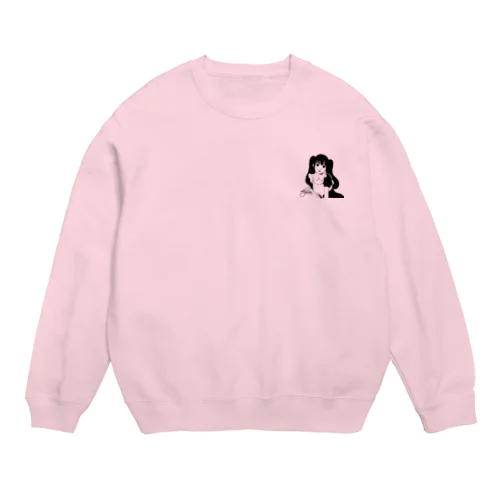 okyuin-おきゅいん-【アラサーの姫】 Crew Neck Sweatshirt