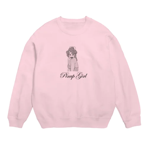 Pinup girl Crew Neck Sweatshirt