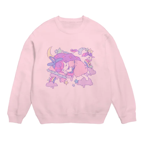 ゆめかわガール Crew Neck Sweatshirt