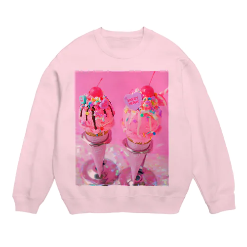 アイスクリーム🍨💕 Crew Neck Sweatshirt