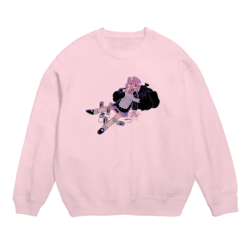 失恋メイド Crew Neck Sweatshirt