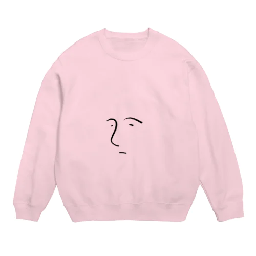 自画像くん Crew Neck Sweatshirt