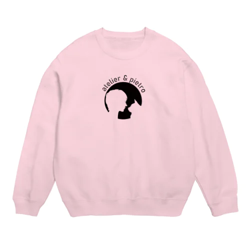 oshima Black Crew Neck Sweatshirt