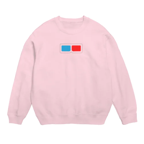 3Dメガネ Crew Neck Sweatshirt