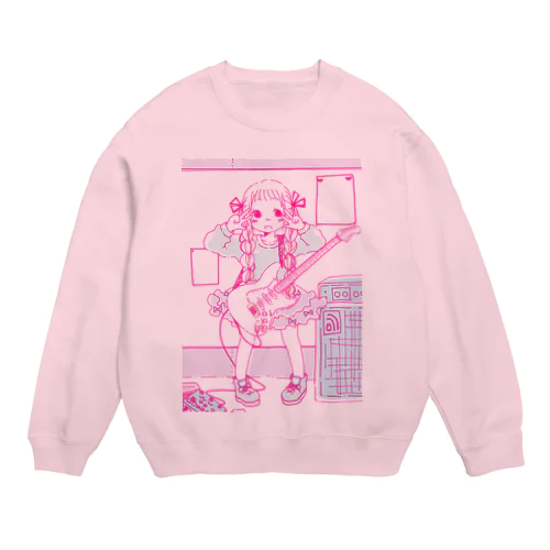 フェンダー少女 Crew Neck Sweatshirt